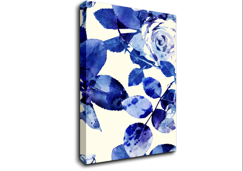 Blue Beauty Canvas Wall Art