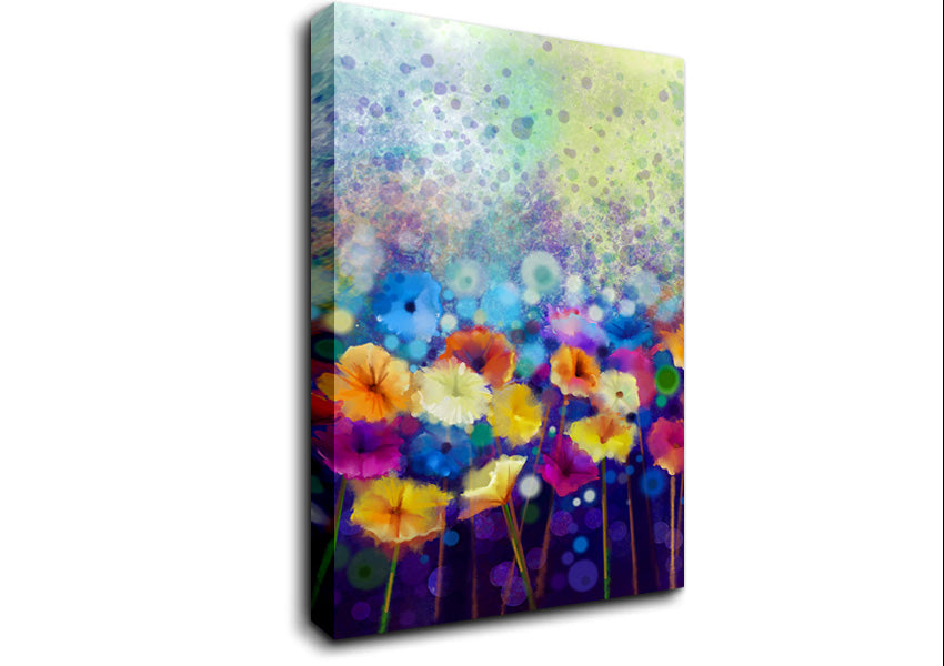 Eye Of The Petals Canvas Wall Art