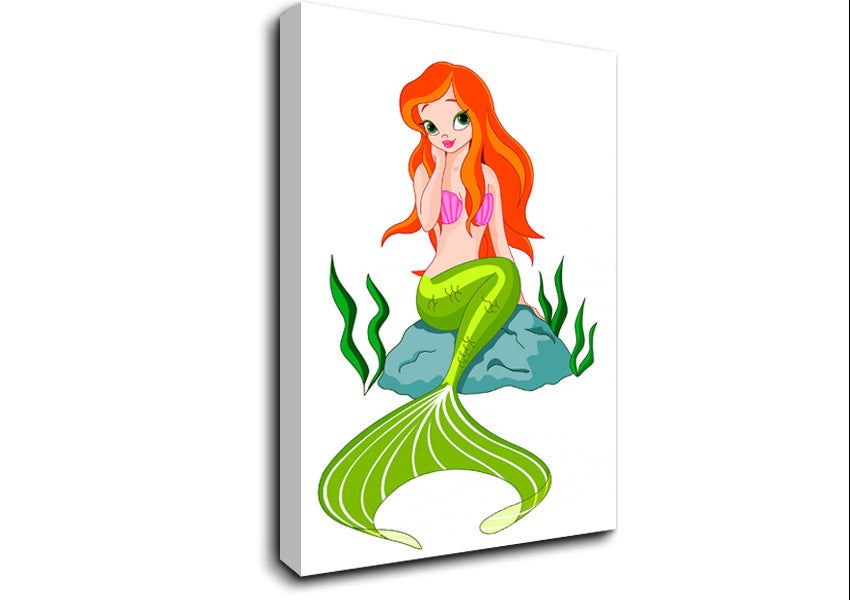 Mermaid Beauty Canvas Wall Art