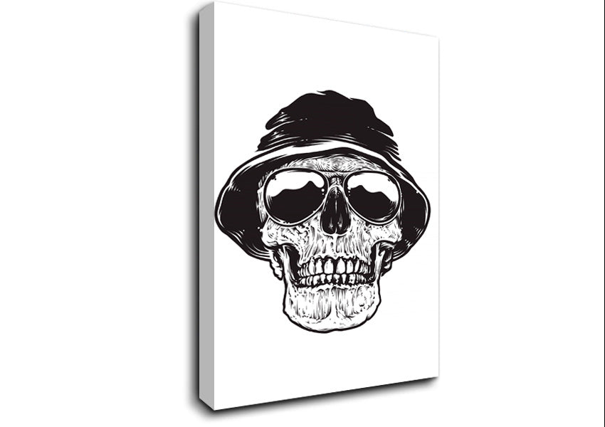 Cool Skull Canvas Wall Art