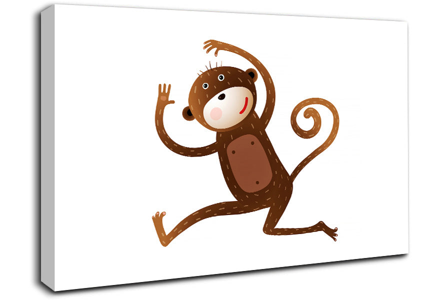 Monkey Fun Canvas Wall Art