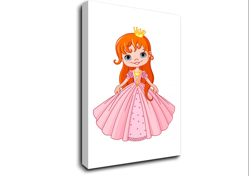 Princess Dress Canvas Wall Art