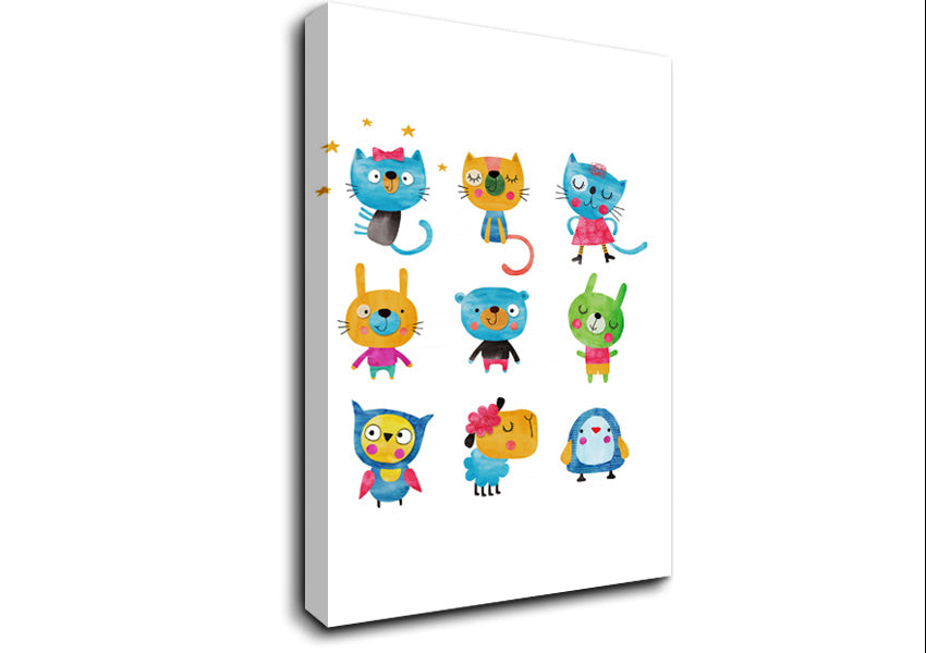 Funny Animals Canvas Wall Art