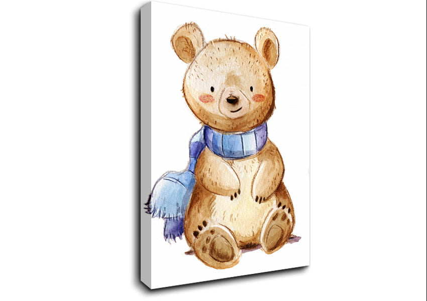 Winter Bear Canvas Wall Art