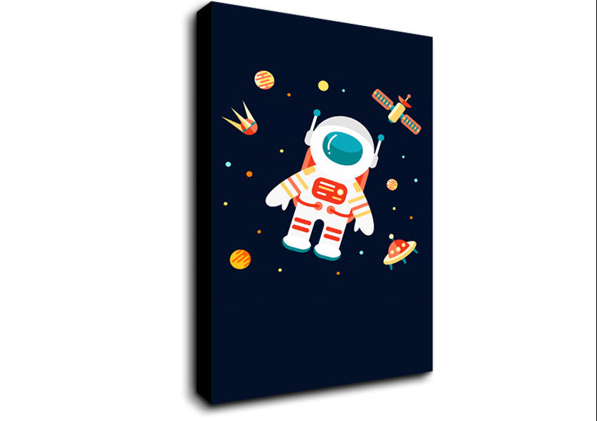 Rocket Boy Canvas Wall Art