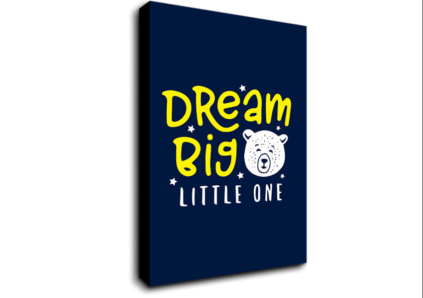 Dream Big 1 Canvas Wall Art