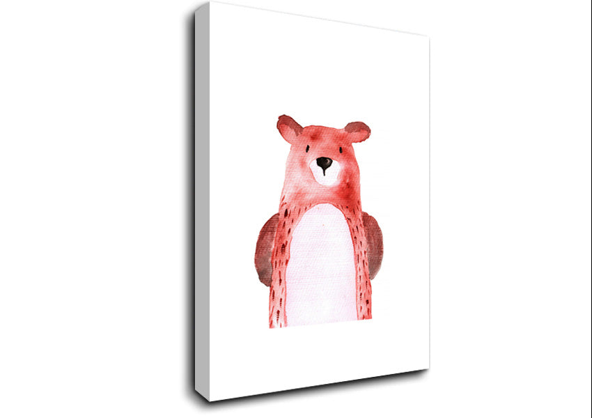 Bear Love Canvas Wall Art