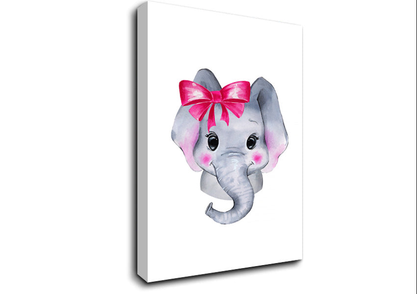 Elephant Love 1 Canvas Wall Art