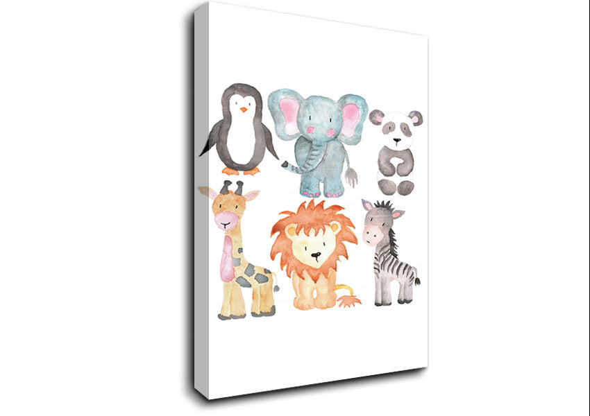 Safari Love Canvas Wall Art
