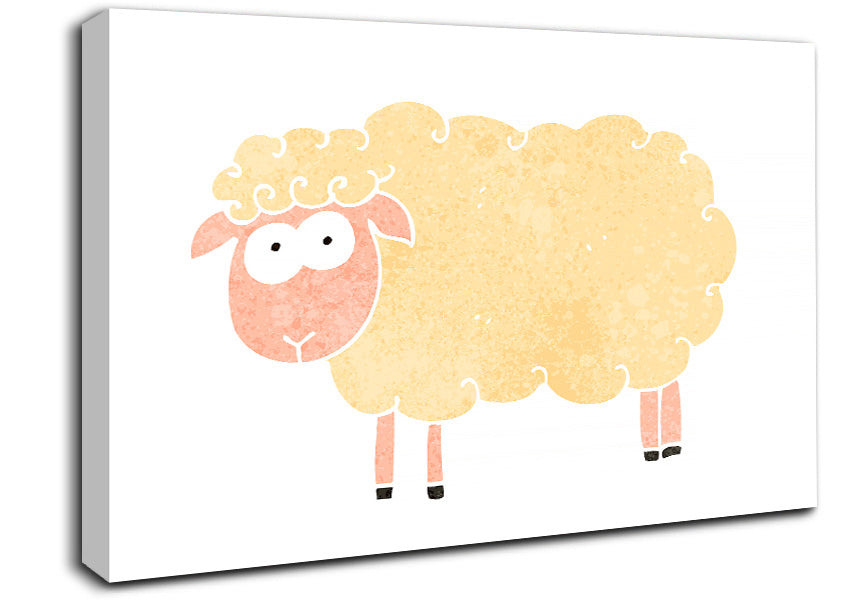 My Name Is Wooly Canvas Wall Art