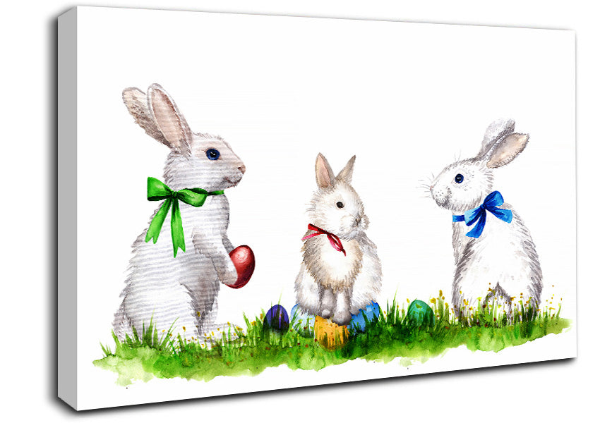 Easter Egg Surprise Canvas Wall Art