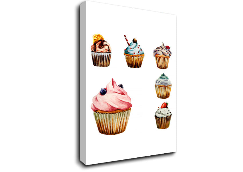 Cupcake 1 Canvas Wall Art