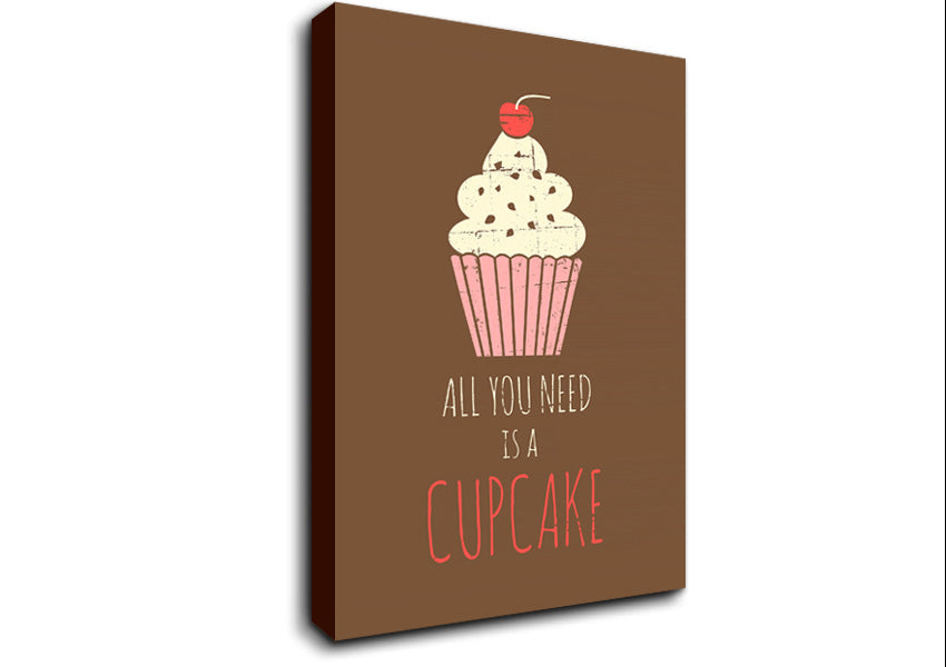 Cupcake 3 Canvas Wall Art