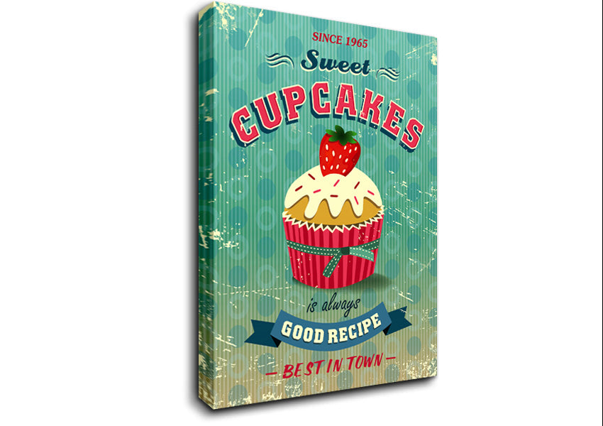Cupcake 7 Canvas Wall Art