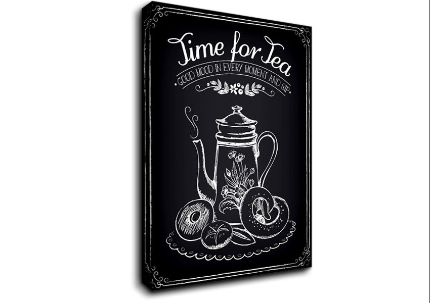 Time For Tea 1 Canvas Wall Art