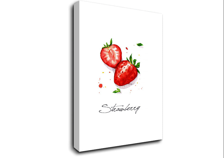 Strawberries Canvas Wall Art