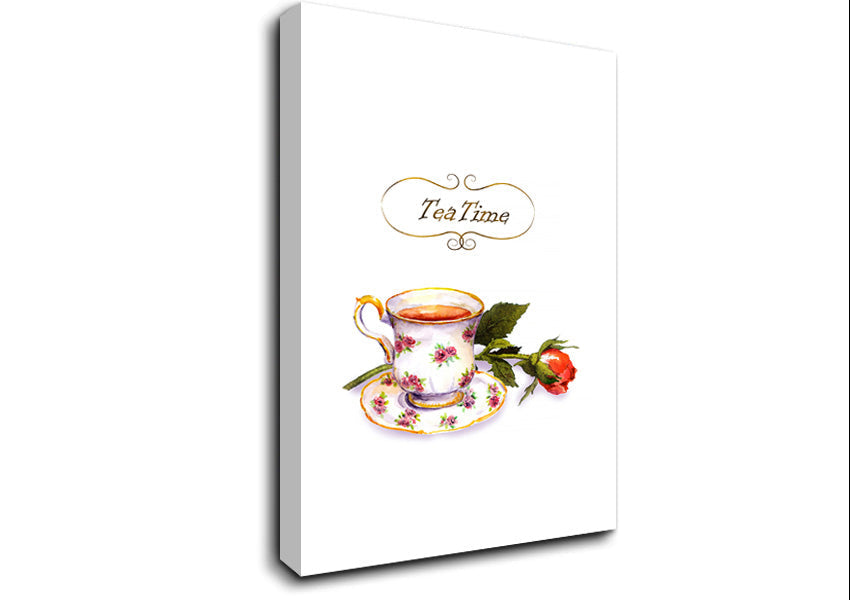 Tea Time Canvas Wall Art