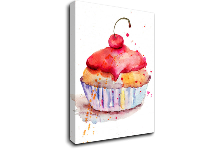 Cherry On Top Canvas Wall Art