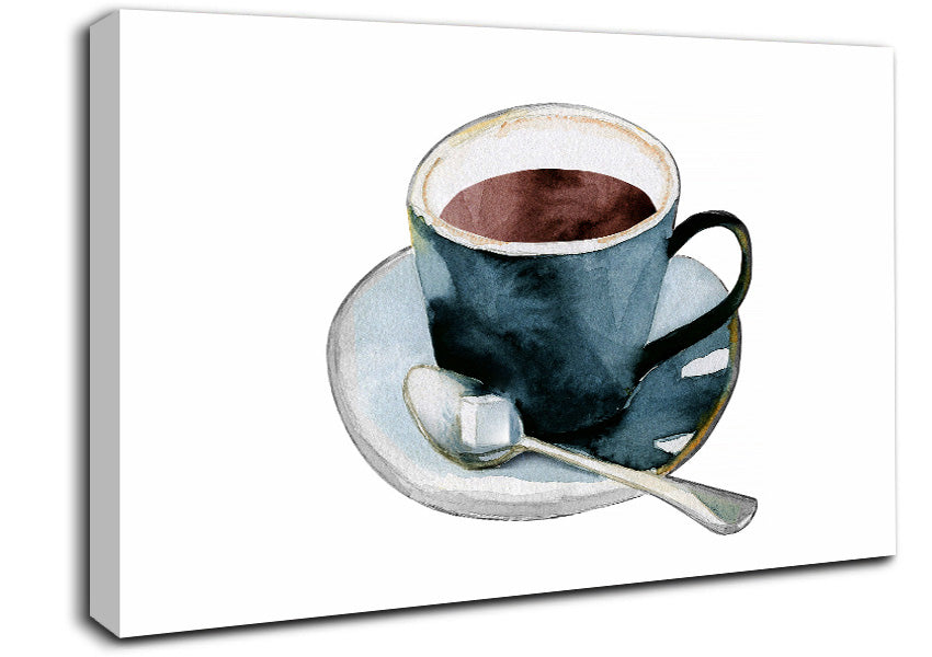 Coffee Time Canvas Wall Art