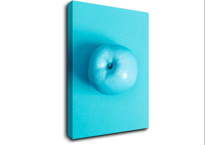 Blue Apple Canvas Wall Art