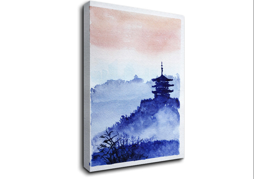 Japanese Winter Canvas Wall Art