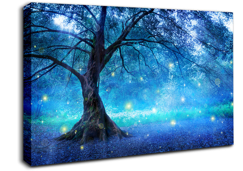 Fairy Tree Canvas Wall Art