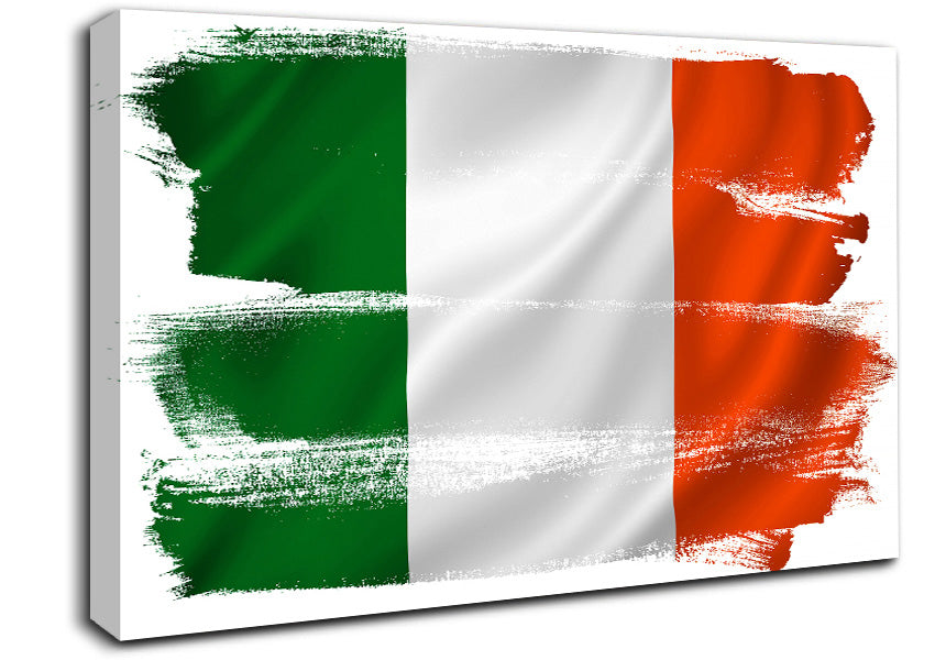 Irish Flag 1 Canvas Wall Art