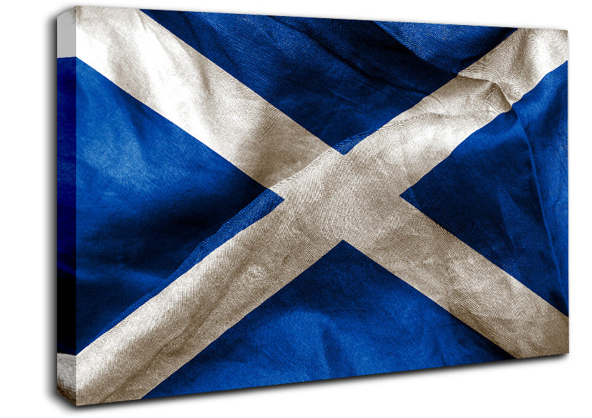 Scottish Flag 3 Canvas Wall Art