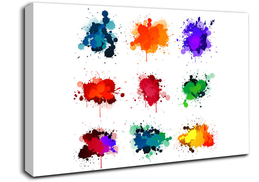 Chakra Colours 2 Canvas Wall Art