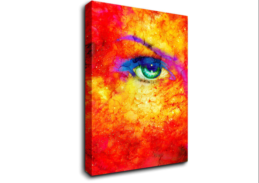 Fire Woman Canvas Wall Art