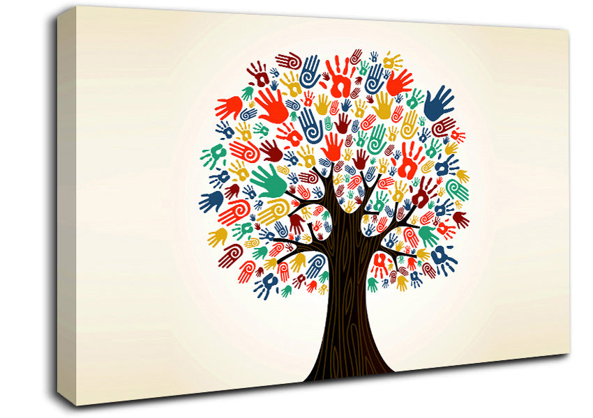 Hands Of The Tree Canvas Wall Art