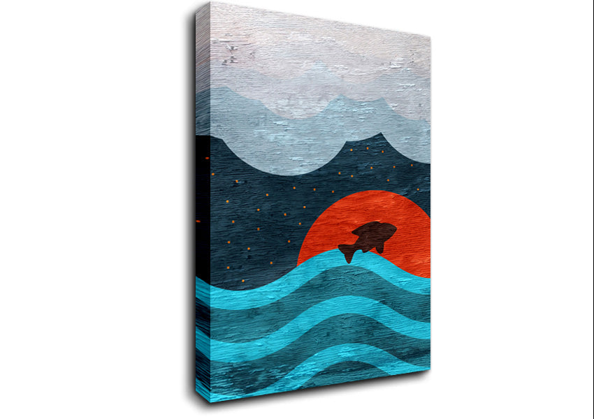 Ocean Fish Canvas Wall Art