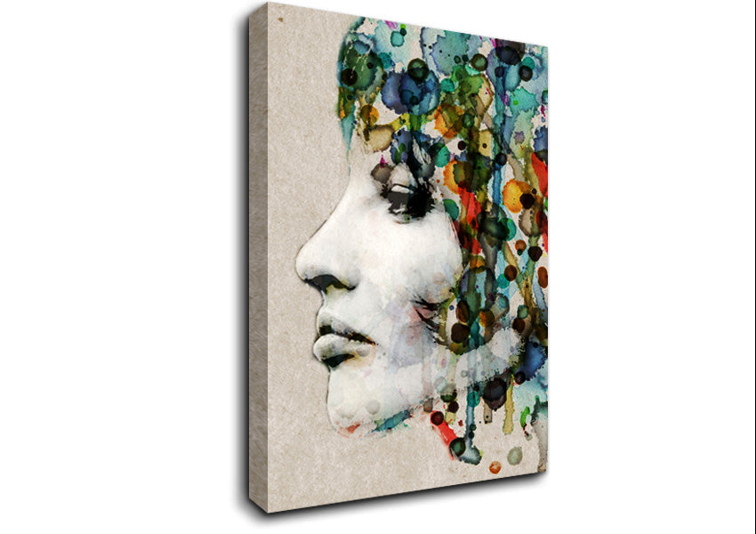 Vintage Woman Canvas Wall Art