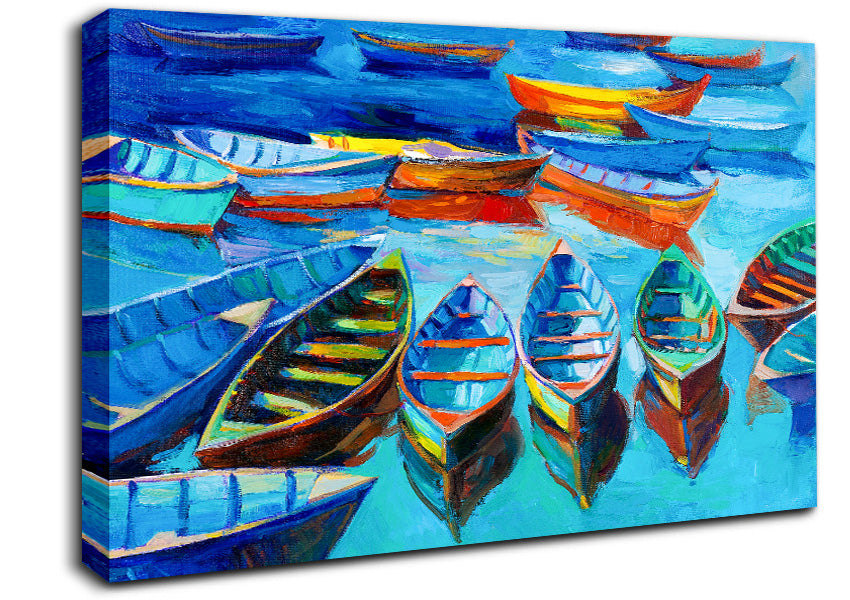 Sailboat Waters Canvas Wall Art