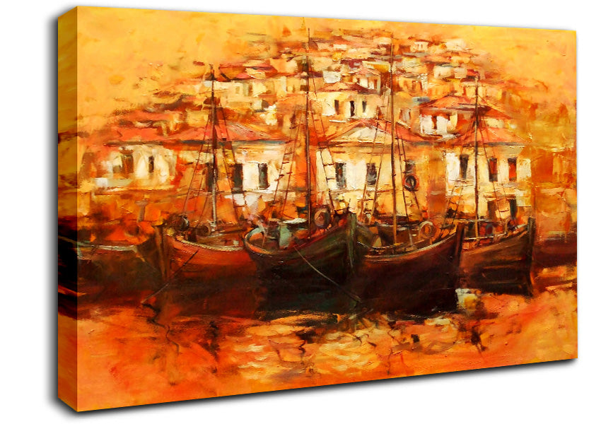 Venice Gondola 3 Canvas Wall Art