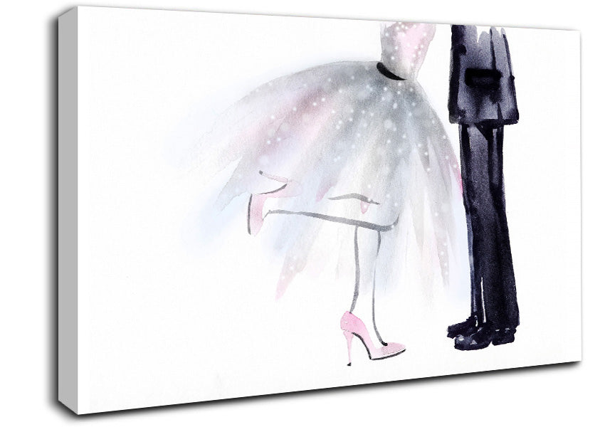 First Dance 1 Canvas Wall Art