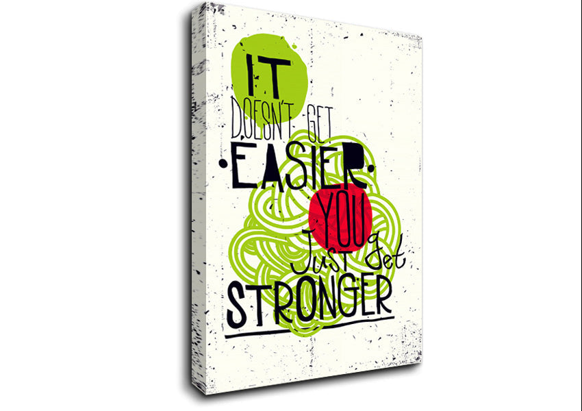 It Doesn't Get Easier 2 Canvas Wall Art