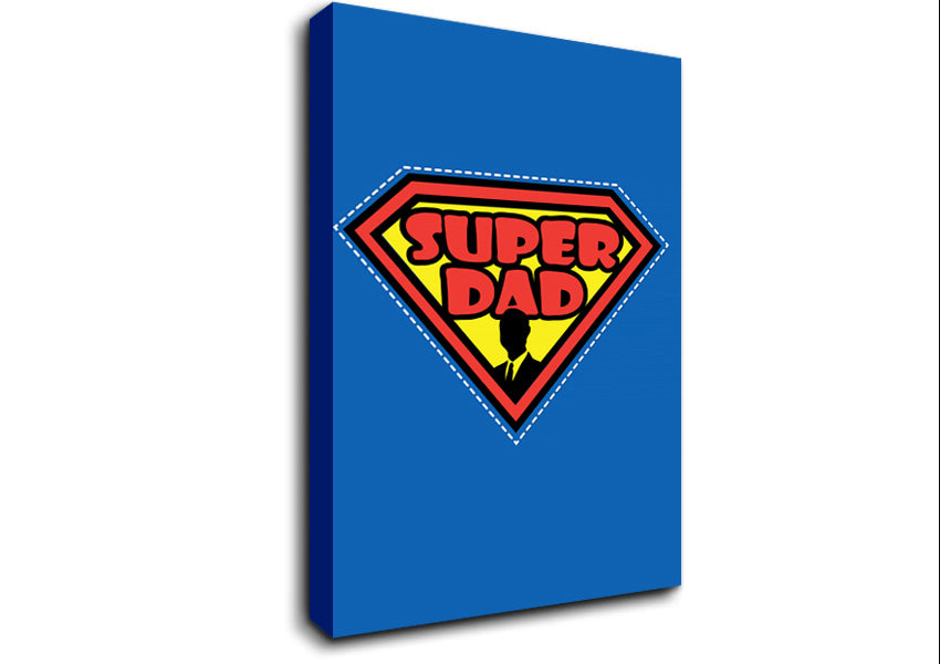 Super Dad Canvas Wall Art