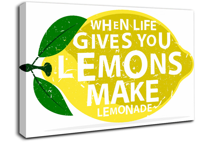 When Life Gives You Lemons 1 Canvas Wall Art