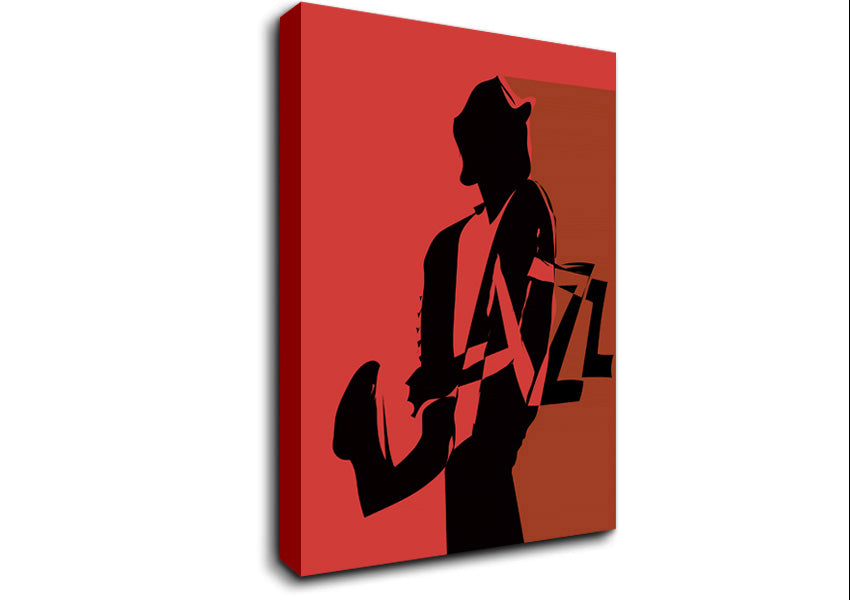 Jazz Player Canvas Wall Art