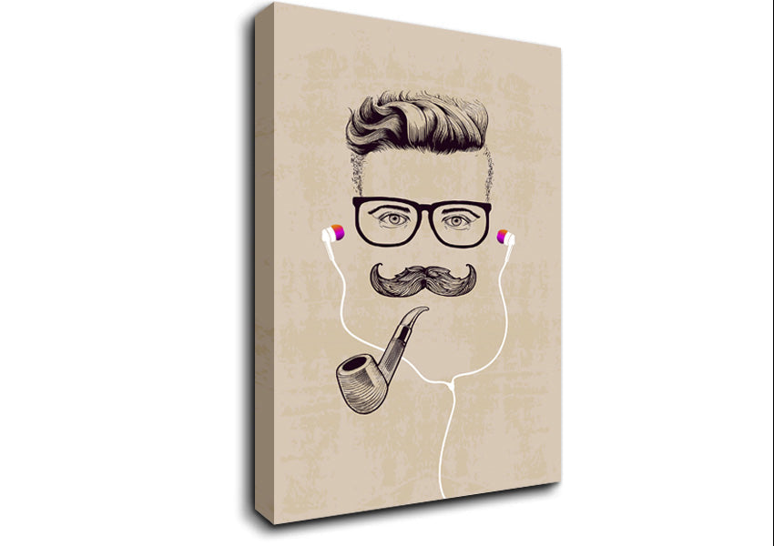 Old Timer New Age Canvas Wall Art
