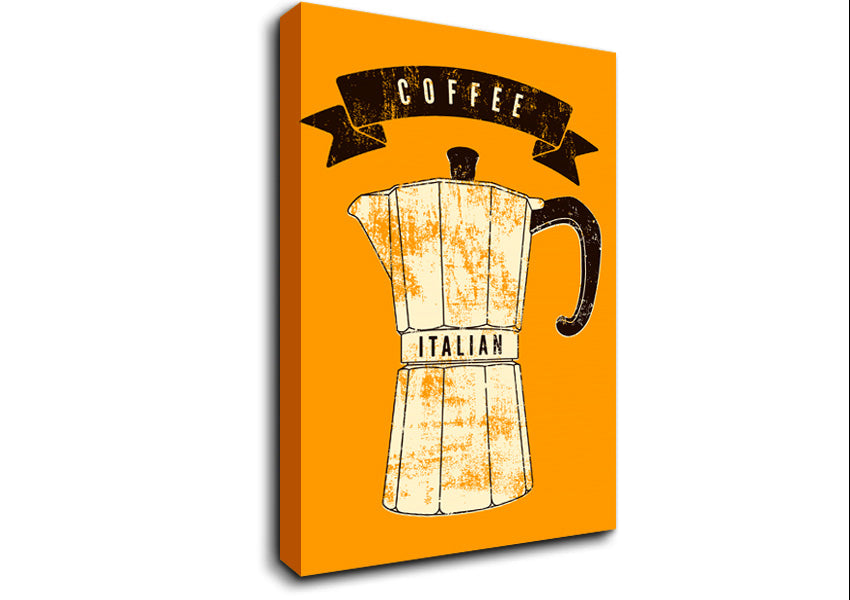 Italian Coffee Canvas Wall Art