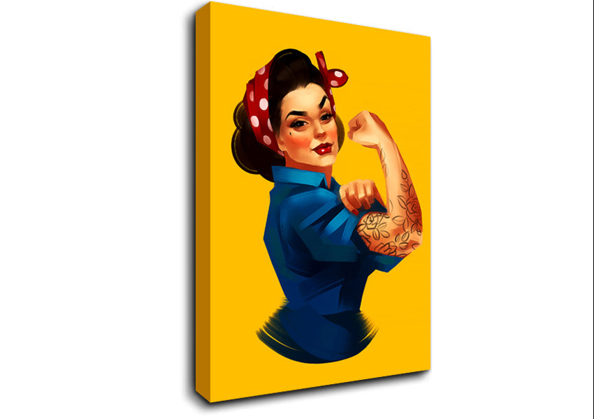 Woman You Can Do It Canvas Wall Art