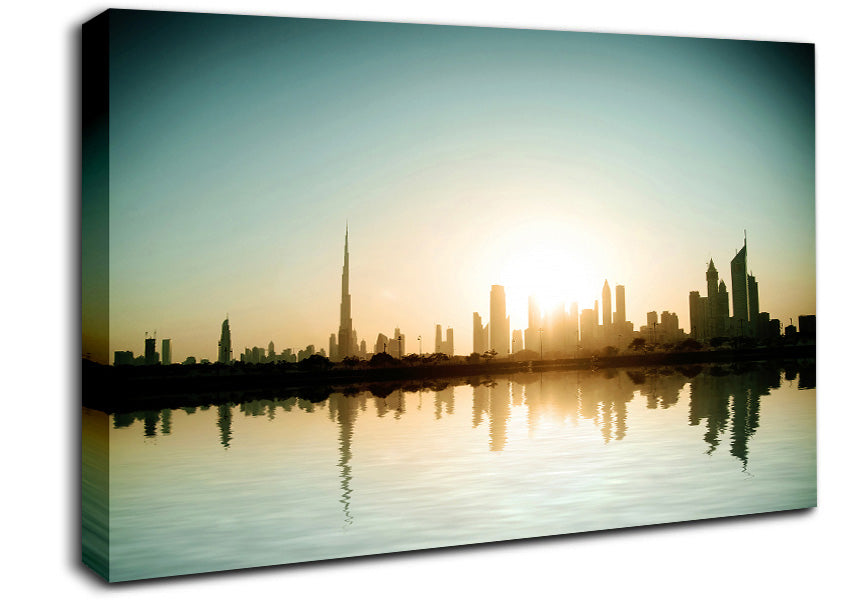 City Reflections Canvas Wall Art