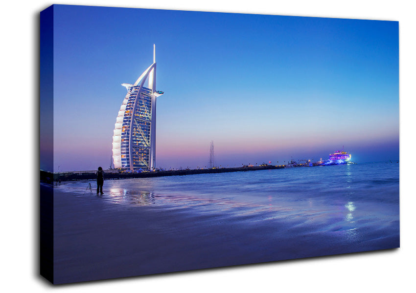 Burj Al Arab 7 Star Hotel Canvas Wall Art