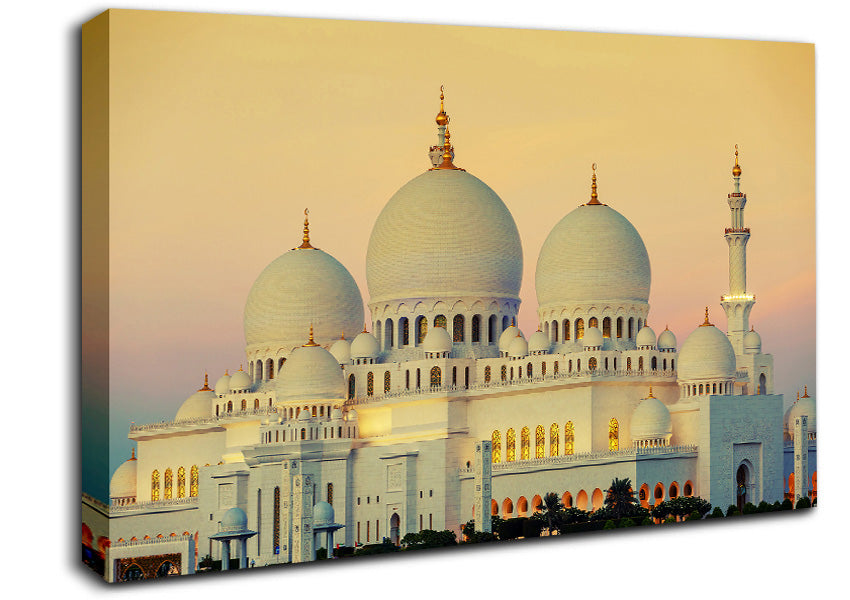 Temple Palace Canvas Wall Art