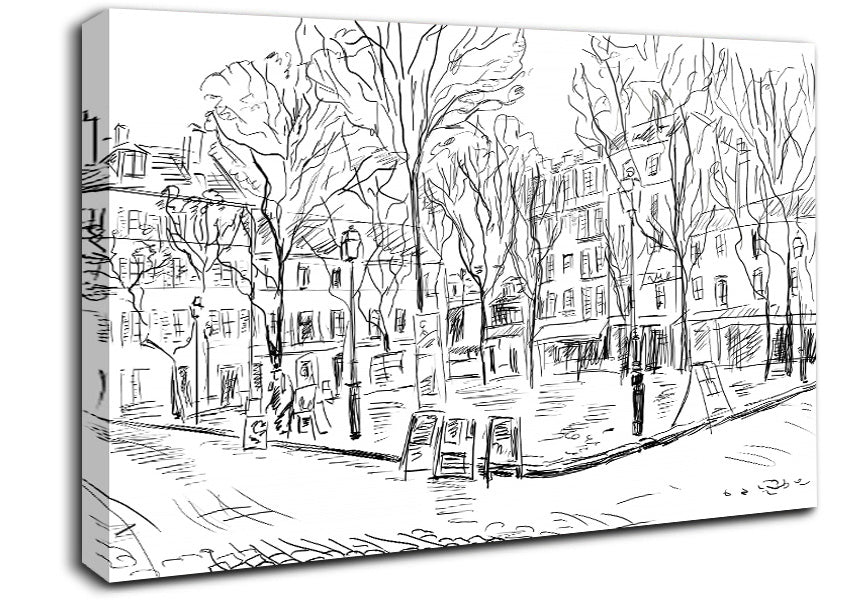 City Streets 5 Canvas Wall Art