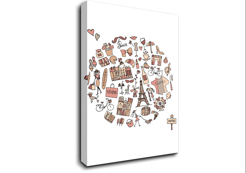 Things To Do In The City 2 Canvas Wall Art