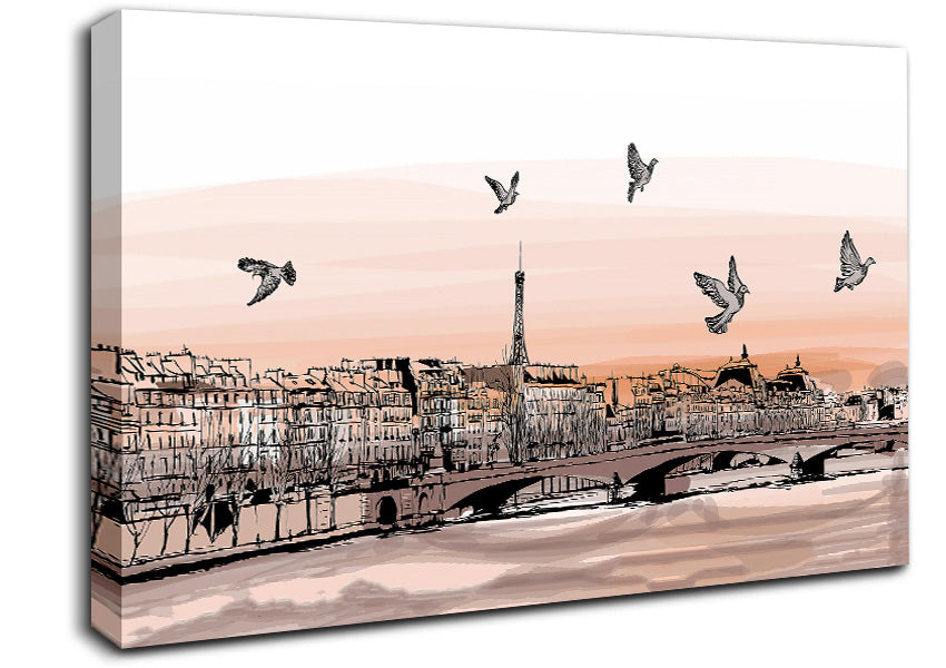 Eiffel Tower France 10 Canvas Wall Art