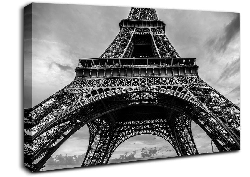 Eiffel Tower Close Up 2 Canvas Wall Art